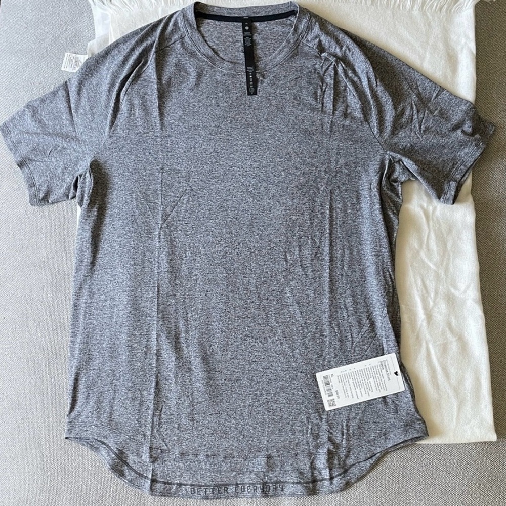Lululemon Athletica Charcoal Short Sleeve Tee